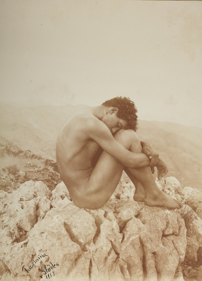 Wilhelm von Gloeden, ›Cain‹ Taormina, Sicily c. 1900 Mat albumen print, Vintage, printed 1913